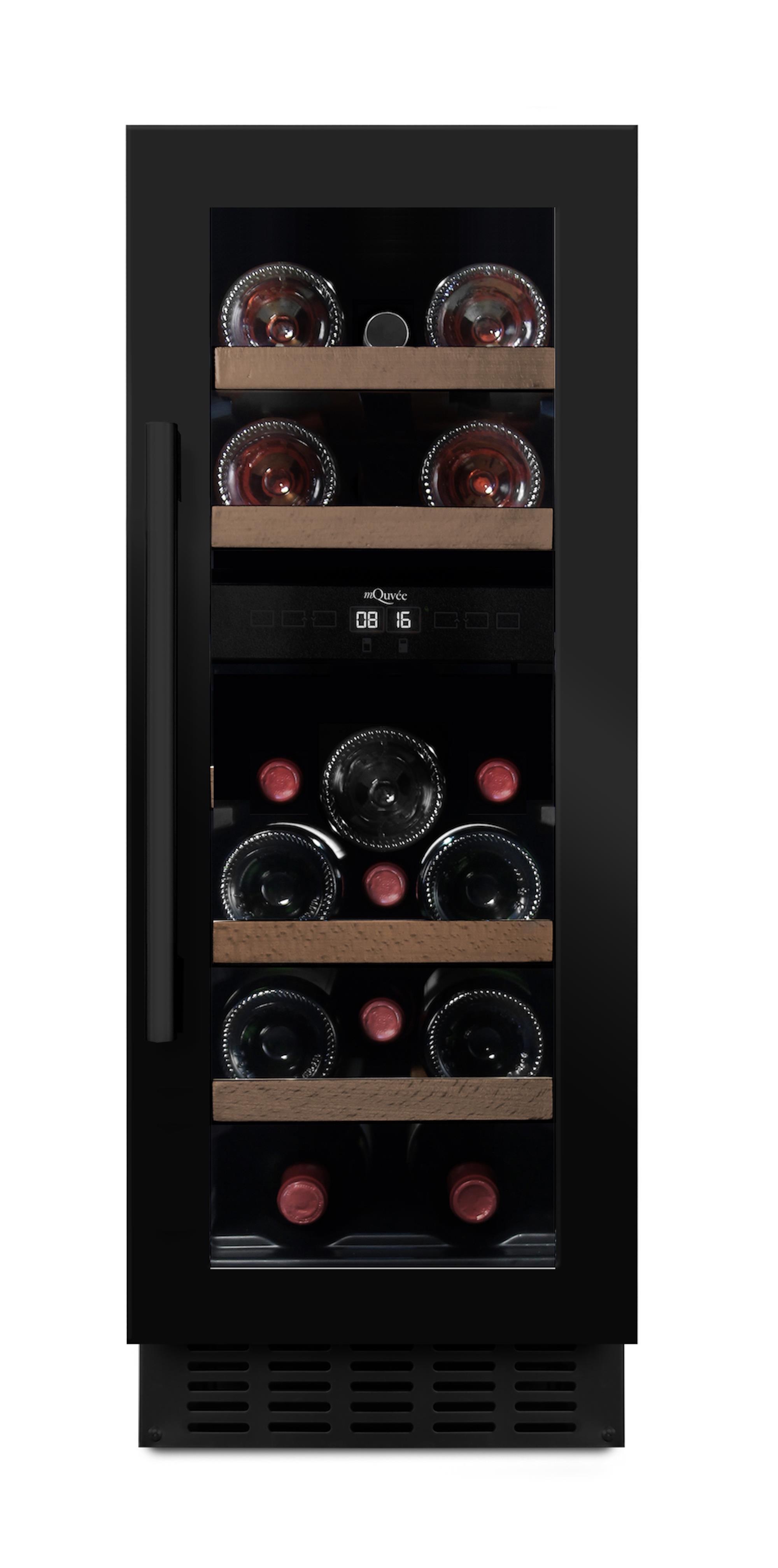mQuvée Built-in wine cooler - WineCave 700 30D Anthracite Black - 30 cm mQuvée Built-in wine cooler - WineCave 700 30D Anthracite Black - 30 cm