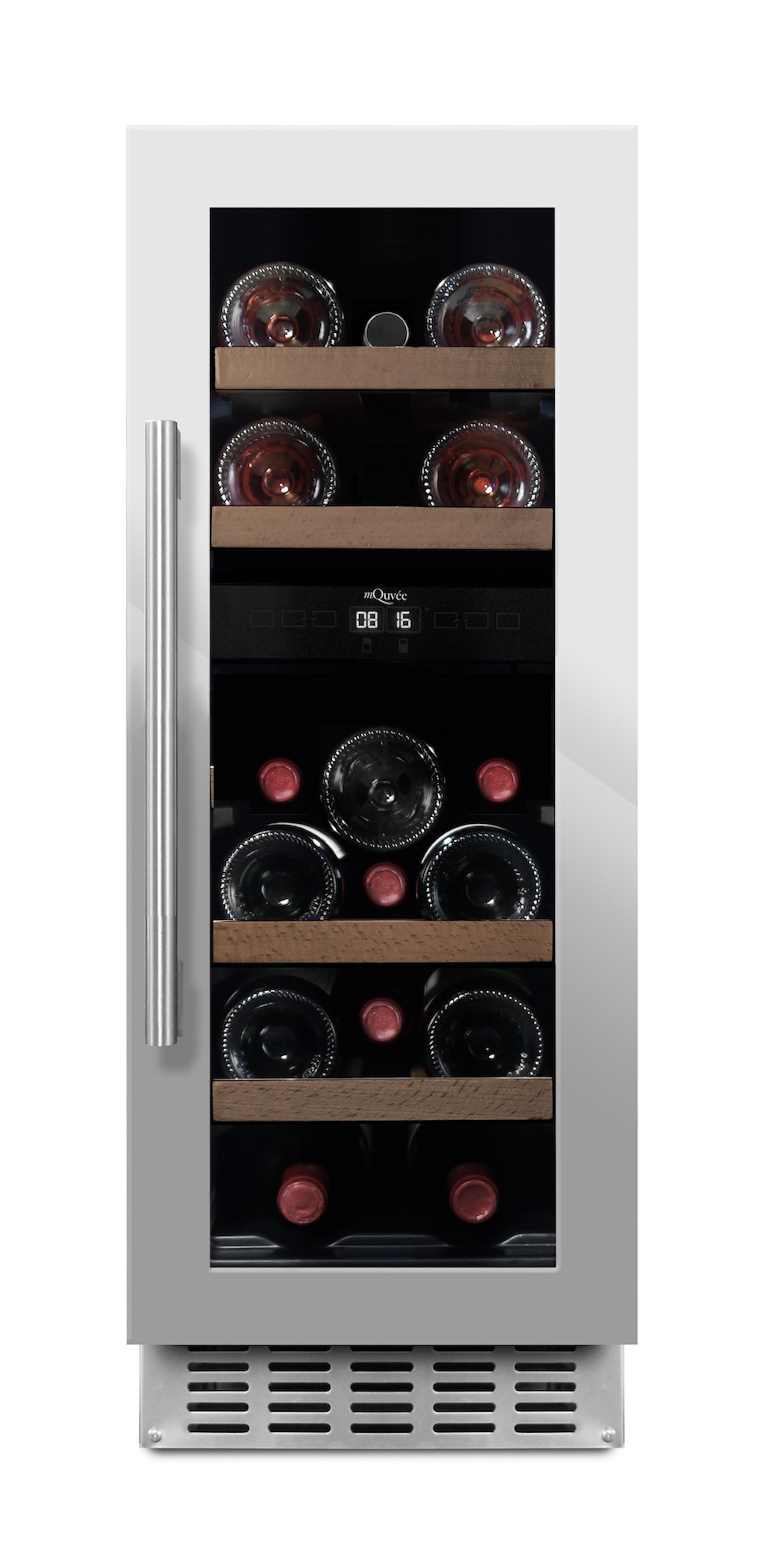 mQuvée Built-in wine cooler - WineCave 700 30D Stainless - 30 cm mQuvée Built-in wine cooler - WineCave 700 30D Stainless - 30 cm