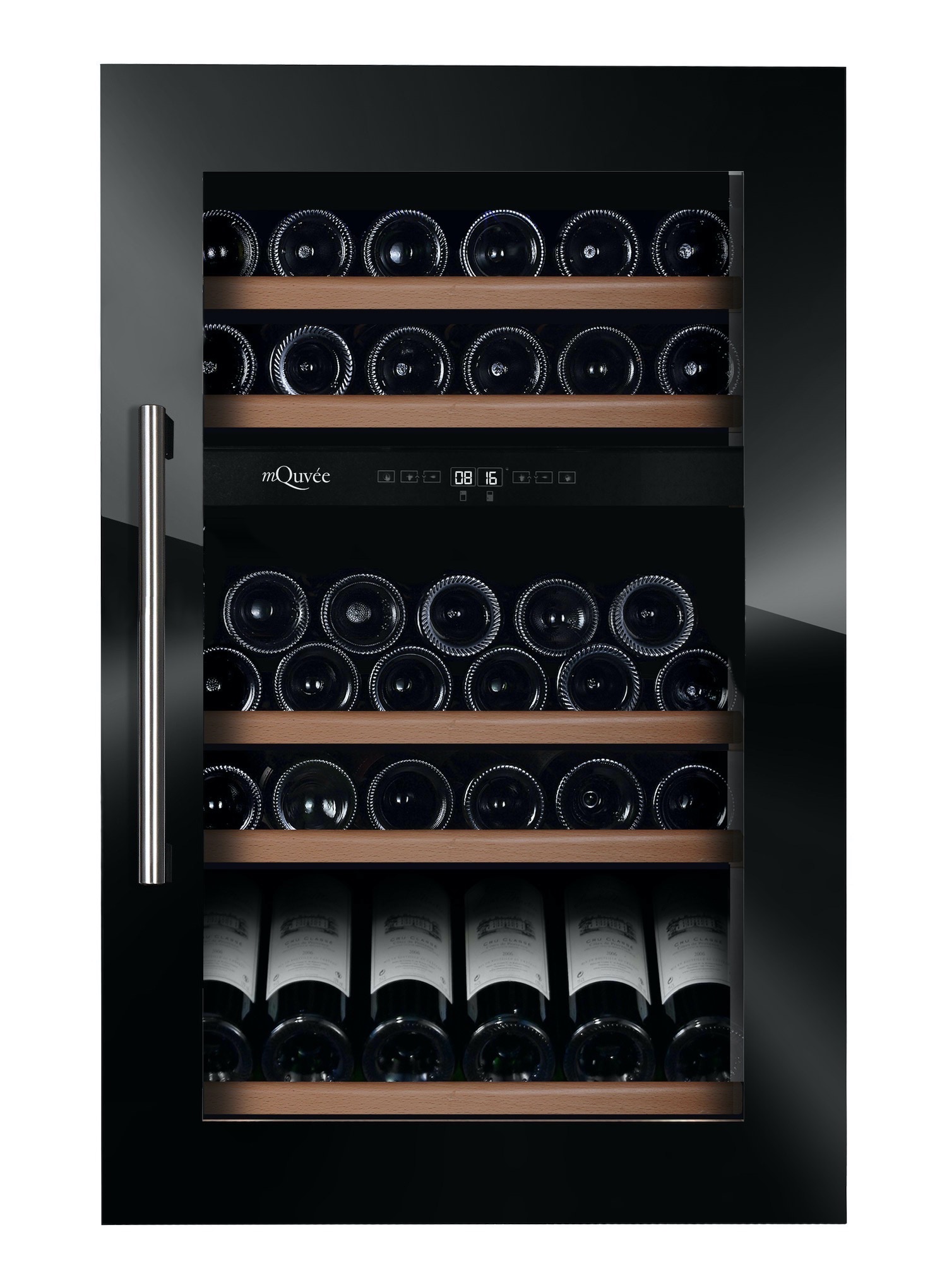 mQuvée Cantinetta vino integrabile - WineKeeper 49D Nero - 49 bottiglie mQuvée Cantinetta vino integrabile - WineKeeper 49D Nero - 49 bottiglie