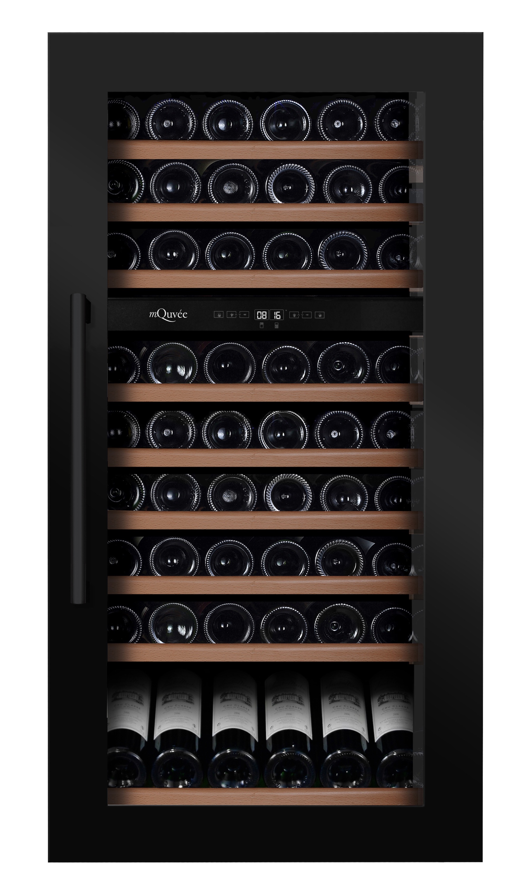 mQuvée Integroitava viinikaappi - WineKeeper 70D Musta - 70 pullolle mQuvée Integroitava viinikaappi - WineKeeper 70D Musta - 70 pullolle