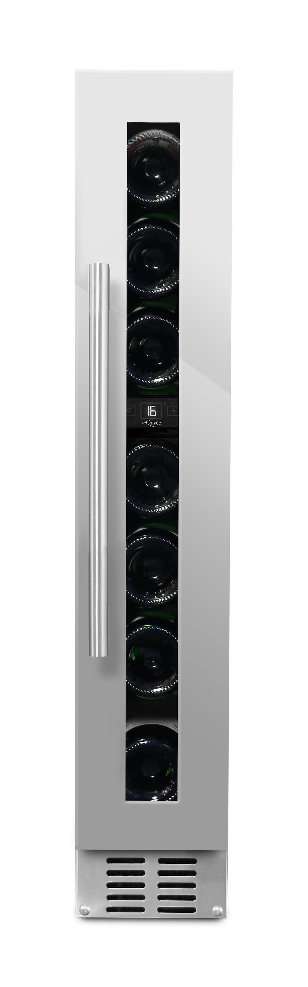 mQuvée Einbau-Weinkühlschrank - WineCave 15S Acciaio inox - 15 cm mQuvée Einbau-Weinkühlschrank - WineCave 15S Acciaio inox - 15 cm