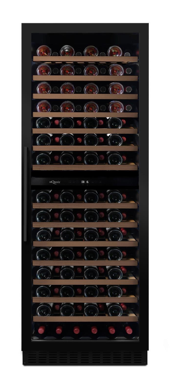 mQuvée Cantinetta vino da incasso - WineChamber Exclusive 187 Nero - 60 cm mQuvée Cantinetta vino da incasso - WineChamber Exclusive 187 Nero - 60 cm