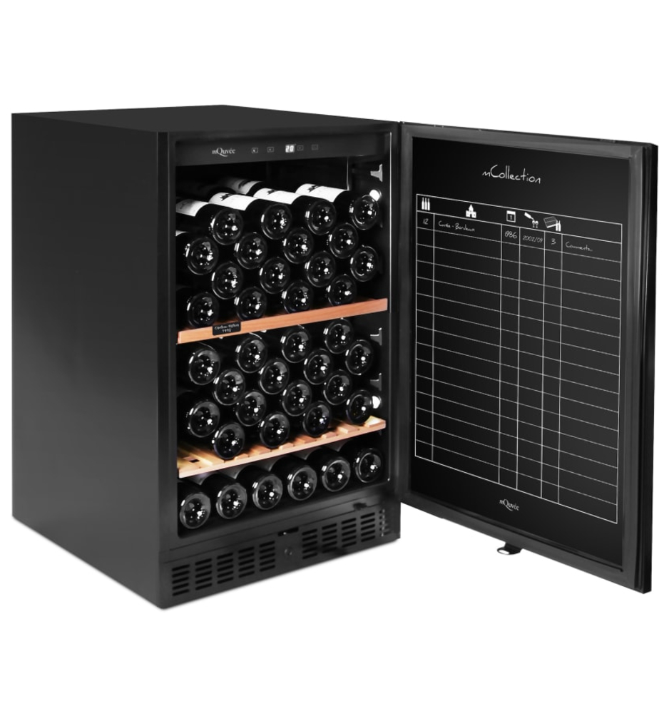 mQuvée Wine cabinet - WineStore 82 Black - 66 bottles mQuvée Wine cabinet - WineStore 82 Black - 66 bottles