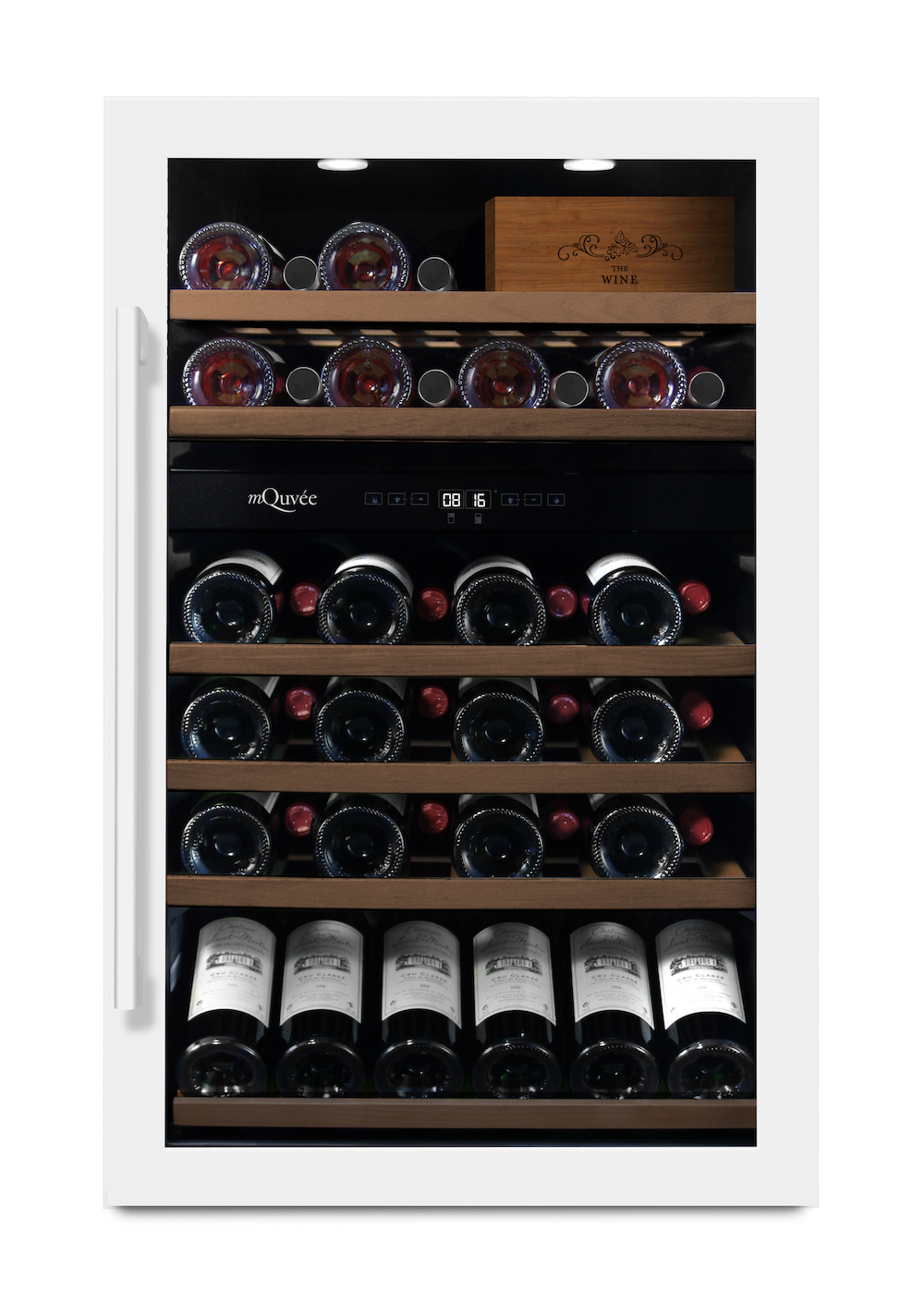 mQuvée - fristående vit vinkyl framsida mQuvée - fristående vit vinkyl framsida