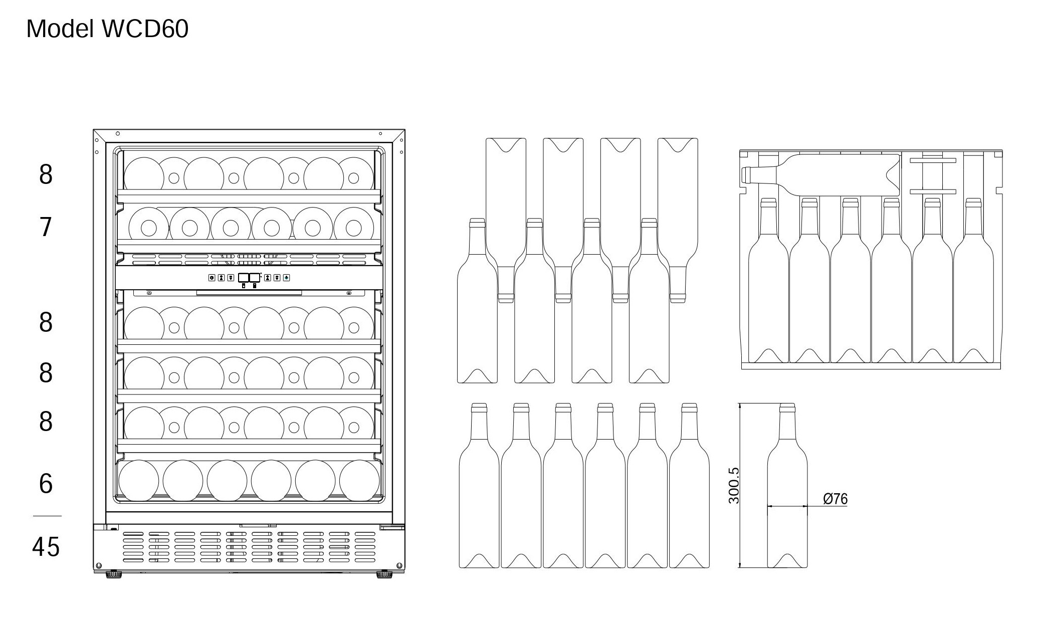 Bottle loading plan mQuvée Bottle loading plan mQuvée