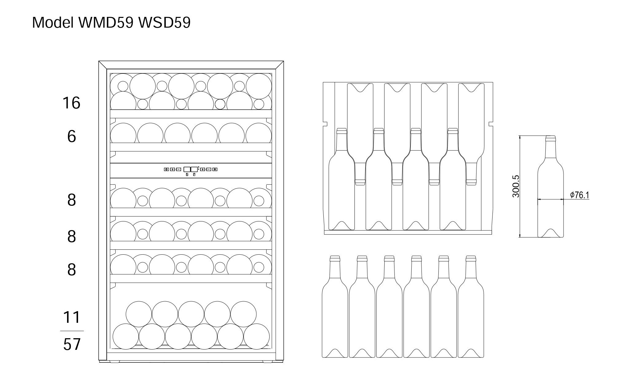 Bottle loading plan mQuvée Bottle loading plan mQuvée